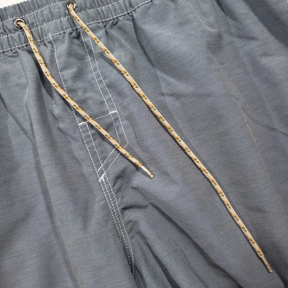 Howler Brothers Swim Trunks  Mens 34 Gray‎ Horizon Hybrid Surf Logo Pocket